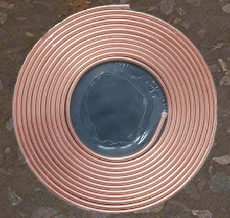 Pancake copper tube coil